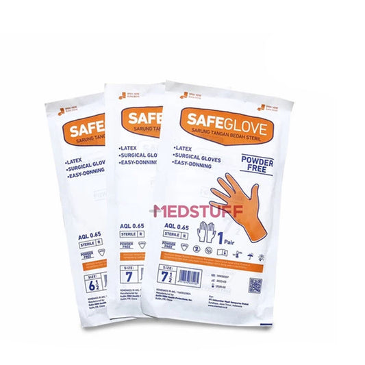 Safeglove Latex Sterile PF (Powder Free)