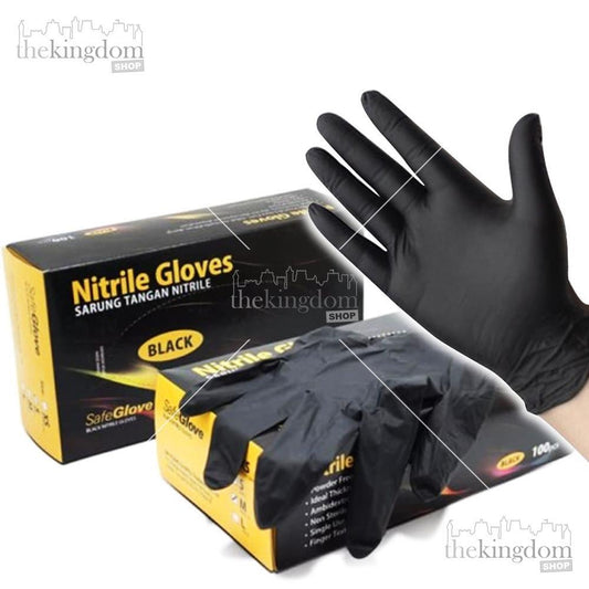 SafeGlove Nitrile PF (Powder Free) Black /100