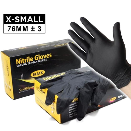 SafeGlove Nitrile PF (Powder Free) Black /100