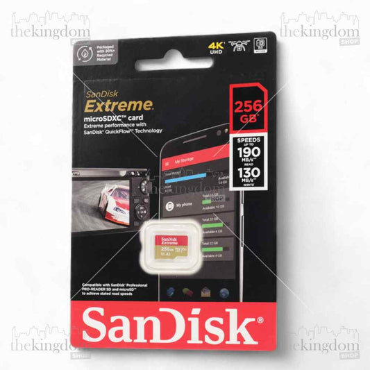 SanDisk Extreme microSDXC V30 A2 U3 256GB