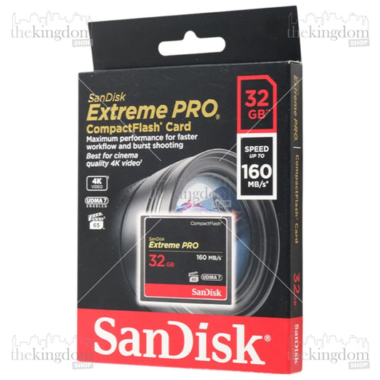 SanDisk Extreme Pro Compact Flash Card VPG-65 160MB/s 32GB