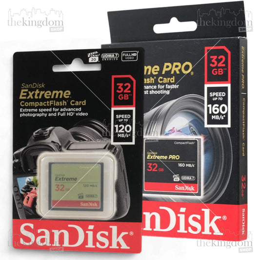 Sandisk Extreme Compact Flash Card VPG 120 160MB/s 32GB