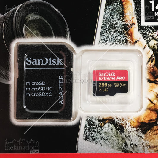 SanDisk Extreme PRO SDXC/HC UHS-I Card U3 V30 200MB/s 256GB