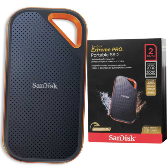 SanDisk Extreme PRO Portable SSD 2000MB/s USB-C 3.2 Gen 2x2 2TB