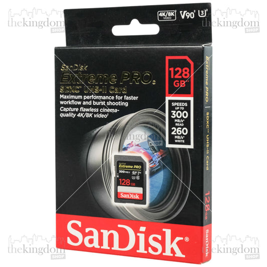 SanDisk Extreme Pro SDHC/XC UHS-II Card U3 Class 10 128GB