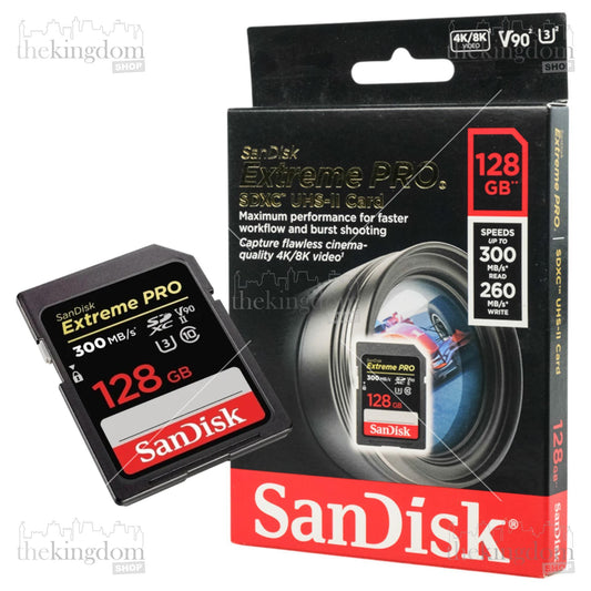 SanDisk Extreme Pro SDHC/XC UHS-II Card U3 Class 10 128GB