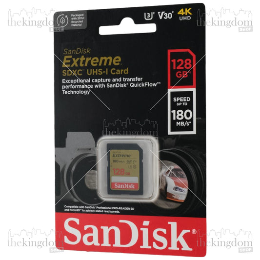 SanDisk Extreme SDXC UHS-I Card V30 U3 Class 128GB