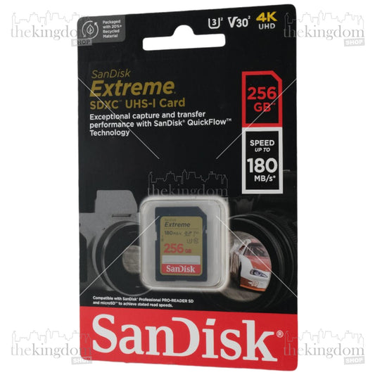 SanDisk Extreme SDXC UHS-I Card V30 U3 Class 256GB