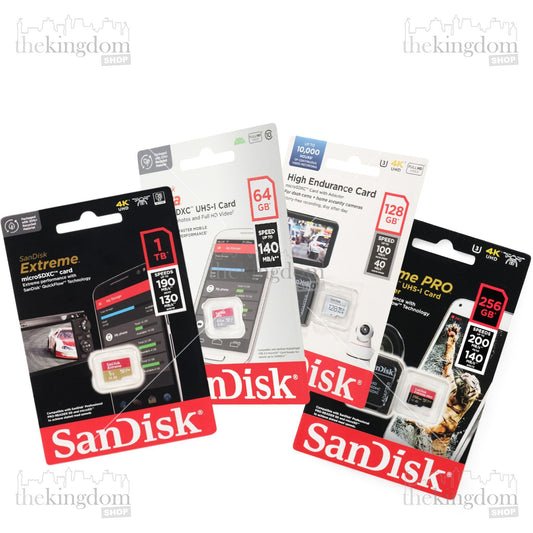 Sandisk Extreme Pro High Endurace MicroSD MicroSDXC Card V30 U3 Class 10 100 140 150 200MB/s 64 128 256GB