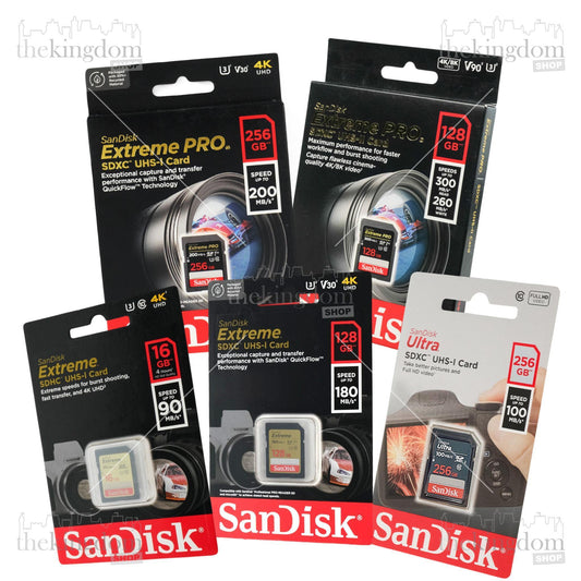 SanDisk Ultra Extreme SD SDHC/XC SDXC/HC Card V30 U3 Class