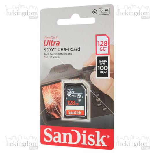 SanDisk Ultra SDHC/XC UHS-I Card Class 10 100MB/s 128GB