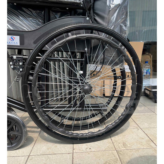 Sella KY809 Kursi Roda Standard Black