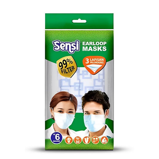 Sensi 3ply Earloop Mask Motif /6