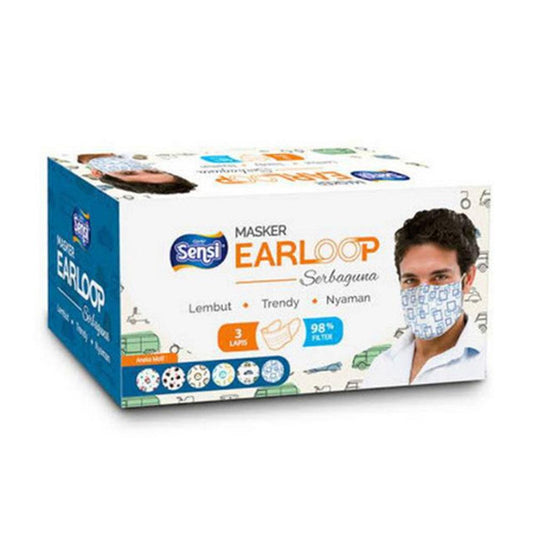 Sensi 4ply Earloop Mask Multipurpose /40