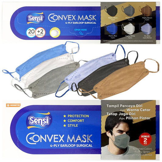 Sensi Convex Mask 4ply Earloop /22