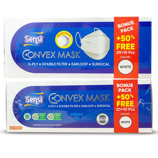 Sensi Convex Mask 4ply Earloop /30