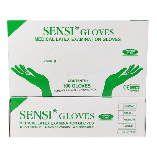 Sensi Gloves Latex PF (Powder Free) /100