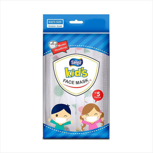 Sensi Kids Mask 3ply Headloop Motif /5