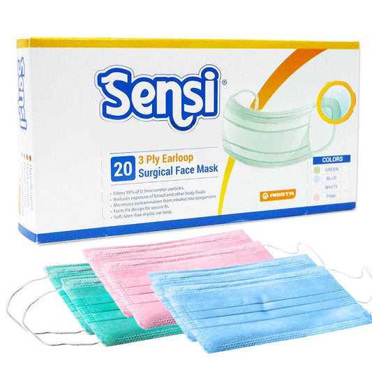 Sensi 3ply Surgical Mask Earloop /20