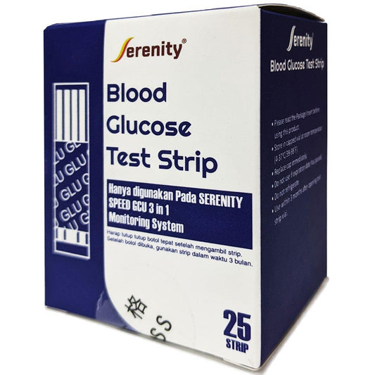 Serenity SpeedGCU Blood Glucose Test Strip /25