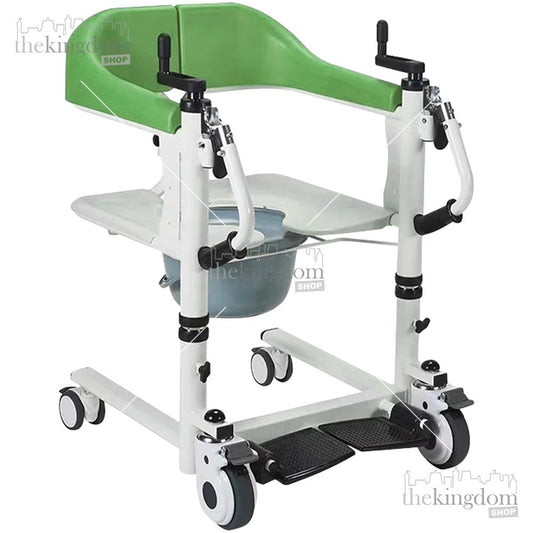 Serenity TC-802 Transfer Chair & Commode Green