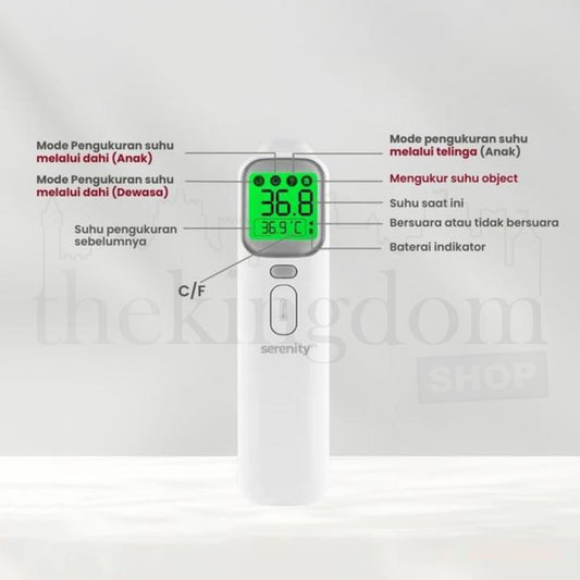 Serenity TD-620 Forehead & Ear Infrared Thermometer