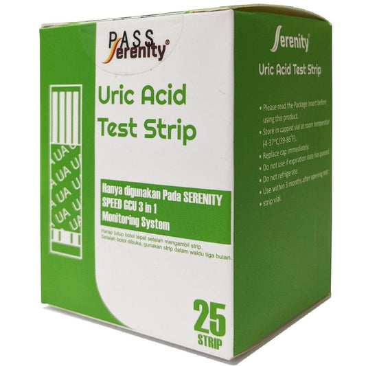 Serenity SpeedGCU Blood Uric Acid Test Strip /25