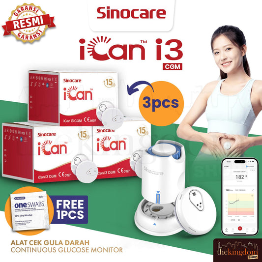 Sinocare iCan i3 Continuous Glucose Monitoring System 3 Unit Set