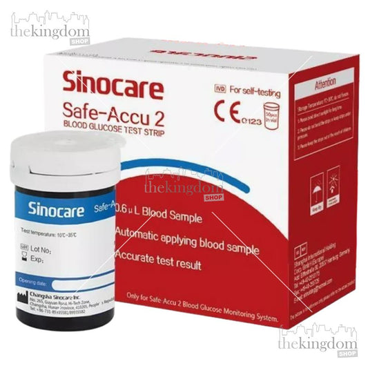 Sinocare Safe-Accu 2 Set /50 (Alat + Strip /50 + Lancet /50)