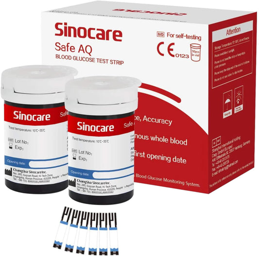 Sinocare Safe AQ Smart Glucose Strip /50