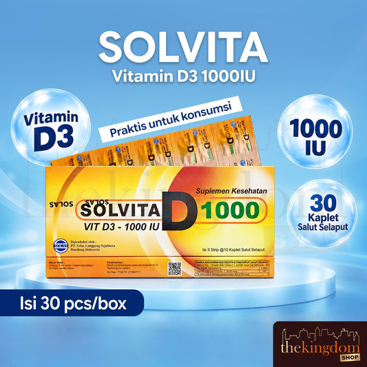 Solvita Vitamin D3 1000IU /30