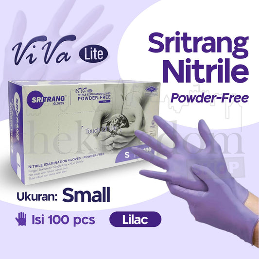 Sritrang Nitrile PF (Powder Free) Lilac /100