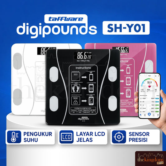 Taffware SH-Y01 Digipounds Digital Scale Bluetooth