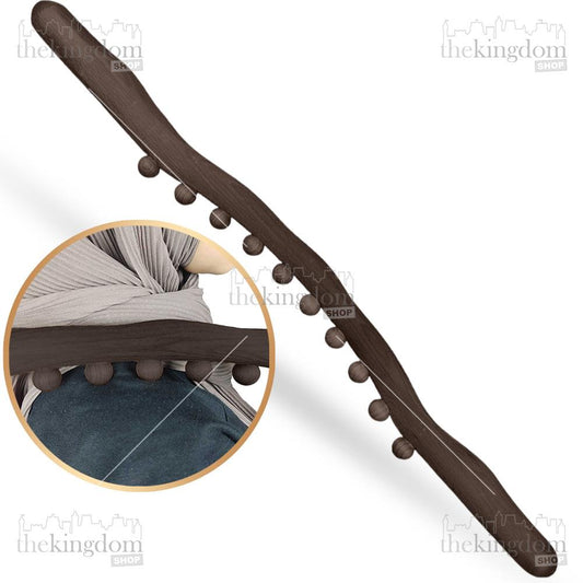 Uoeo U-10 Massage Stick 10 Beads Dark Brown