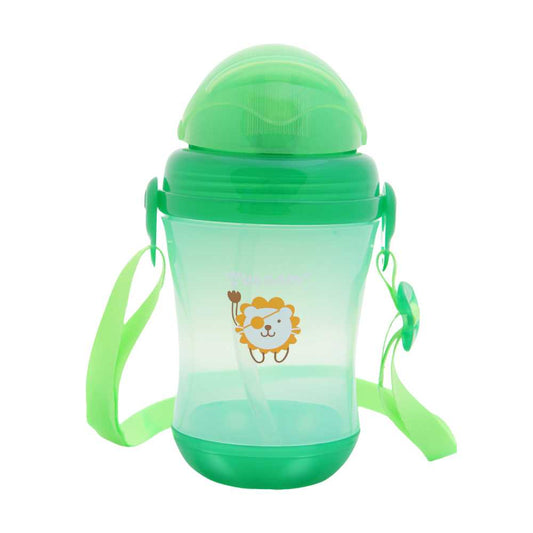 US BABY Sport Straw Bottle 310ml Green