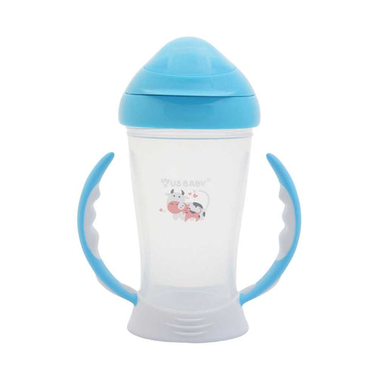 US BABY Spout Training Cup 245ml Blue