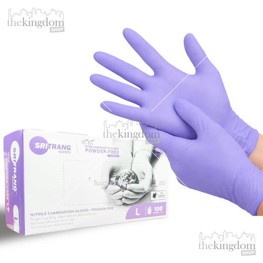 Sritrang Nitrile PF (Powder Free) Violet Blue /100