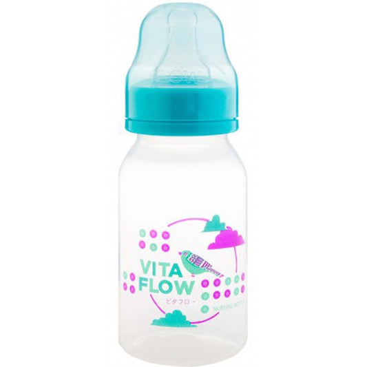 Vitaflow Botol Susu 140ml Hijau Tosca Lingkaran Awan