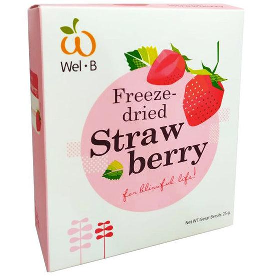 Wel-B Freeze Dried Strawberry 25g