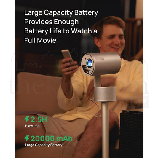 Xgimi MoGo 3 Pro Projector w/ Powerbase Stand