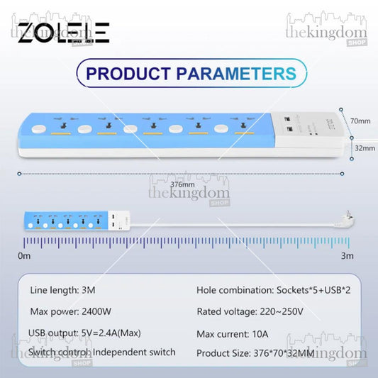 Zolele ZK100 Multi Function Power Socket